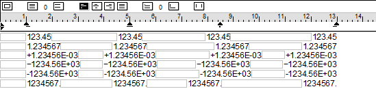 Comparison of Tab types